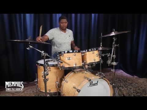 Pearl Masterworks Sonic Select Studio Drum Set 22/10/12/16 - Natural Flame Maple