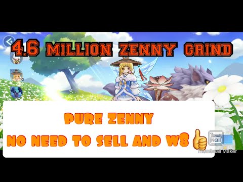 4.6 million zenny grind 240 stamina???? pure zenny no need to sell and w8