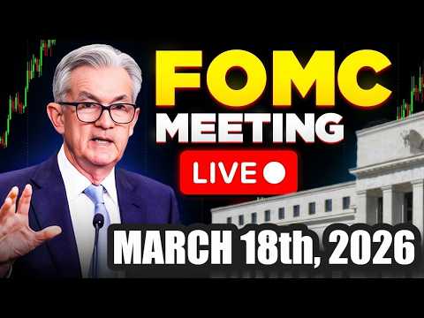 🔴WATCH LIVE: FOMC FEDERAL RESERVE RATE DECISION 2PM | JEROME POWELL SPEECH 2:30PM!