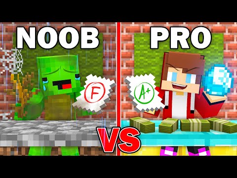 Mikey Student vs JJ Student  NOOB vs PRO Survival Battle in Minecraft