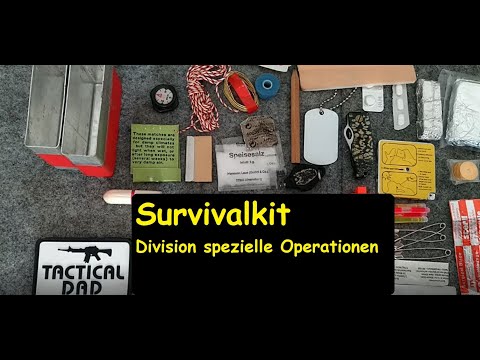 Bundeswehr Survival Kit der Division für spezielle Operationen