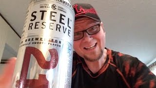 Viewer Challenge Steel Reserve 211 8.1% ABV 24 oz in 10 minutes Barcode out