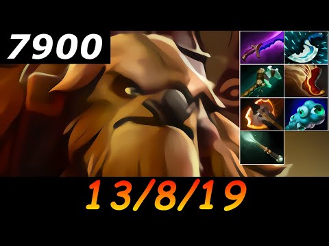 Dota 2 Earthshaker 7900 MMR 13/8/19 (Kills/Deaths/Assists) Ranked Full Gameplay