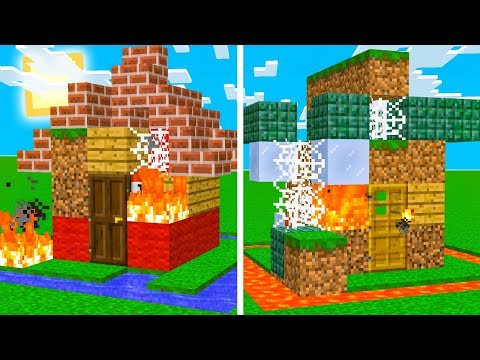 BATTAGLIA DELLA CASA PIÙ BRUTTA vs I MIEI AMICI - Minecraft