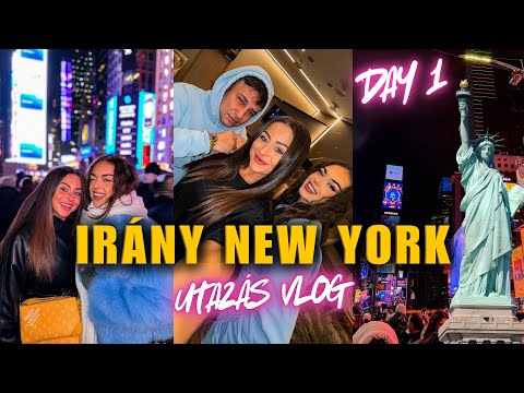 UTAZUNK AMERIKÁBA!✈️  LL Juniorékkal🗽 - 1. NAPI VLOG