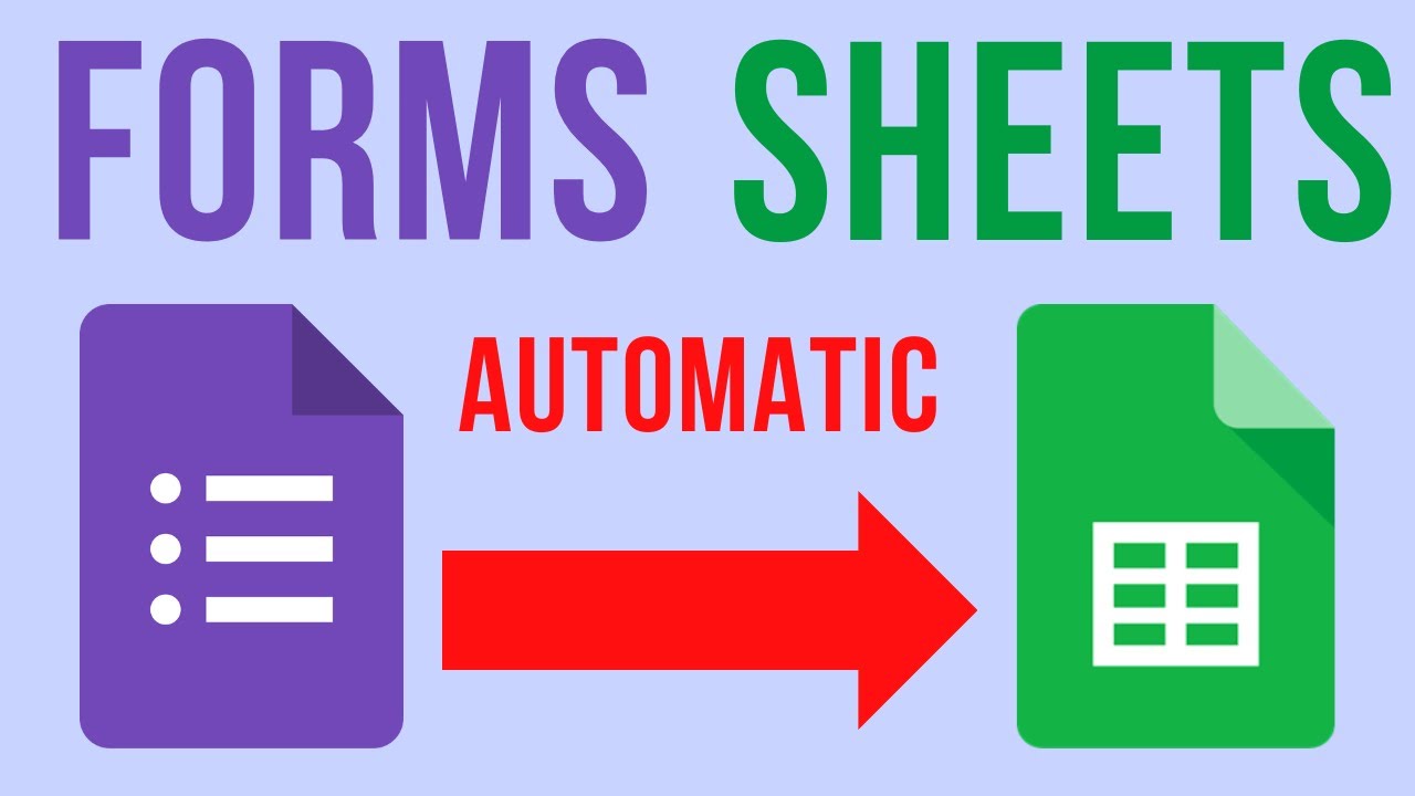 Send Google Forms Data To Sheets Automatically