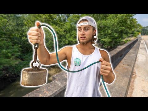 No One Was Supposed To Find This Magnet Fishing - Giant Magnet Fishing Uncovers Hidden Treasure