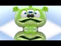 SLOWW FISHEYE MIRRORS NORMAL VOICE GummibärREQ VIDOE Patois Hungarian Eng Gummy Bear Song