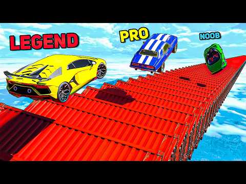 Cars vs Death Stairs in GTA 5