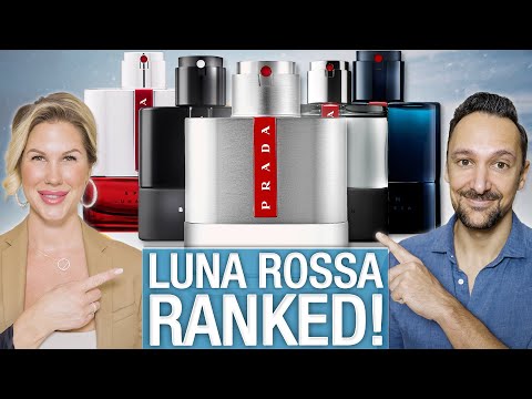 5 PRADA LUNA ROSSA Men's Fragrances RANKED! EDT vs Carbon vs Black vs Ocean vs Sport!