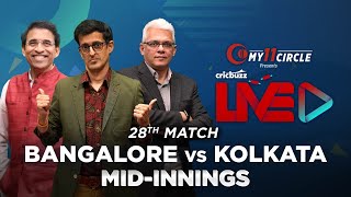 Cricbuzz LIVE:  Match 28,  Bangalore v Kolkata, Mid-innings show