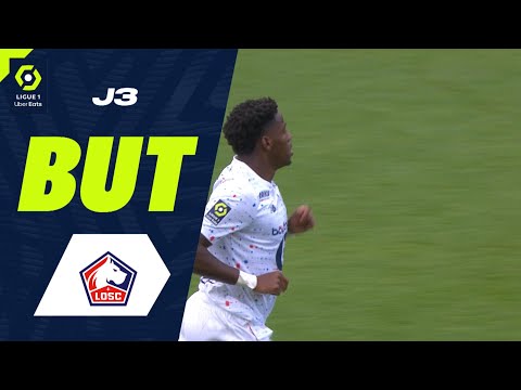But Jonathan Christian DAVID (55' - LOSC) FC LORIENT - LOSC LILLE (4-1) 23/24
