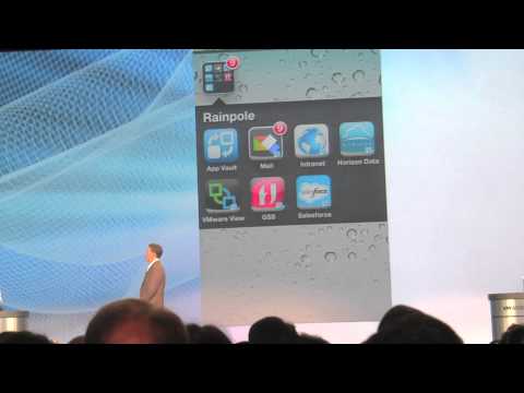 VMworld 2012 Keynote with Steve Herrod about Horizon Mobile