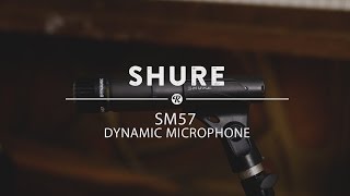 Video thumbnail for Shure SM57 Dynamic Microphone | Reverb Demo Video by Reverb