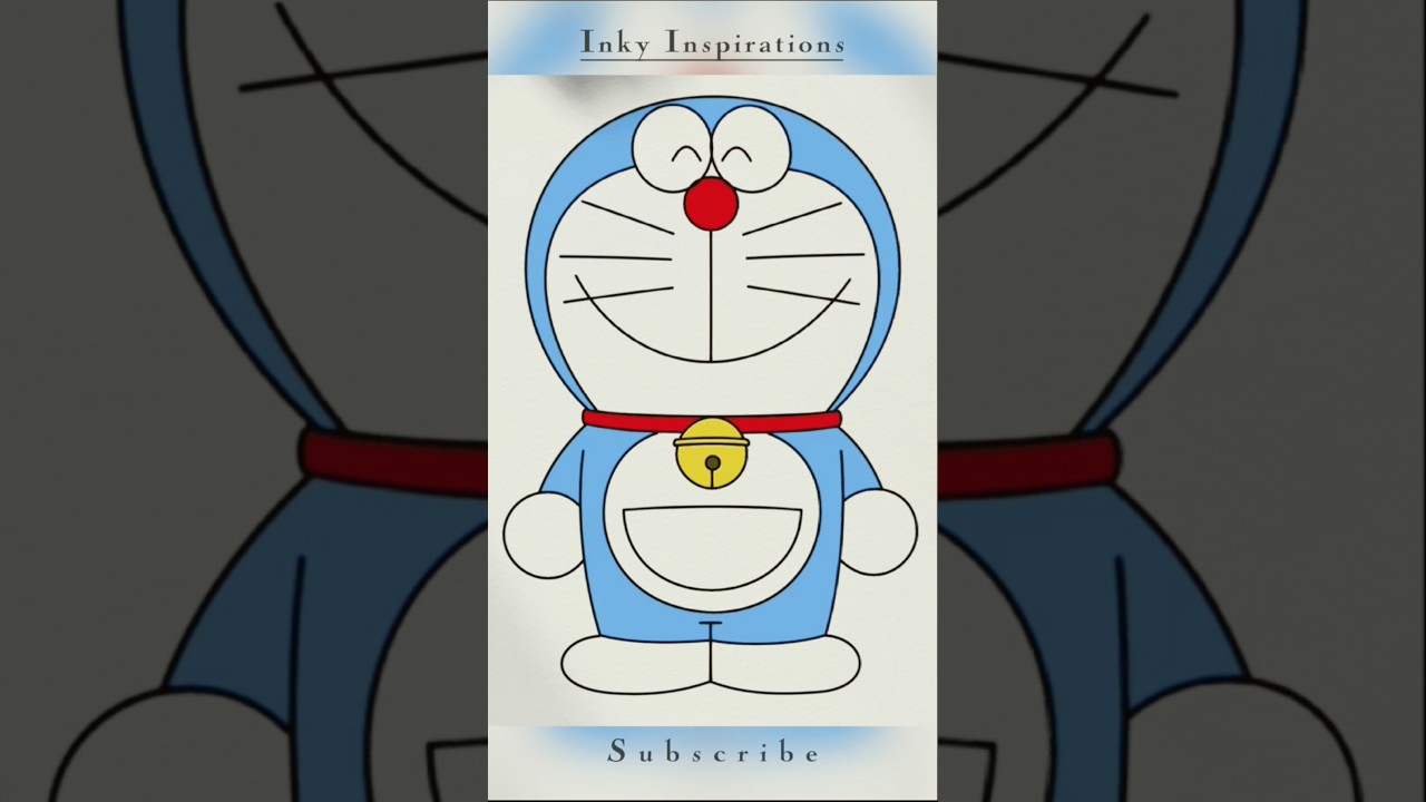 Popular Cartoon Character #drawing #doraemon #howtodraw