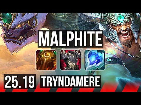 MALPHITE vs TRYNDAMERE (TOP) | 8/2/8 | KR Master | 25.19