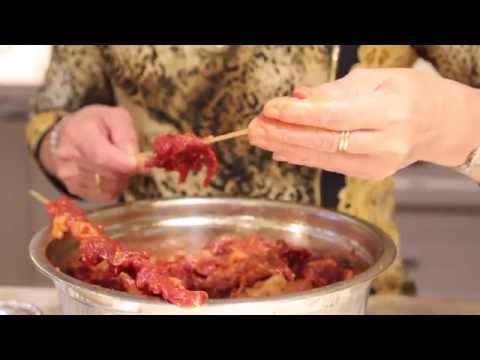 Khmer Beef skewers