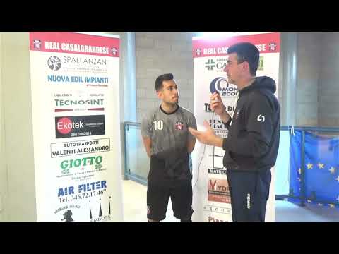 Real Casalgrande - Intervista post partita Real - Baraccaluga a Jesus Dopico
