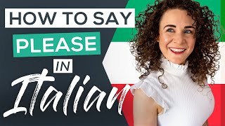 9 Ways to Say 'Please' in Italian [Italian for Beginners]