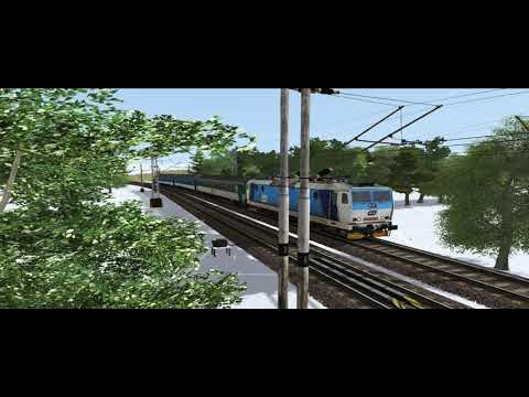 TS 22 Průjezd 362 055-6 za Sp 1694  Bohumín - Hranice na Moravě