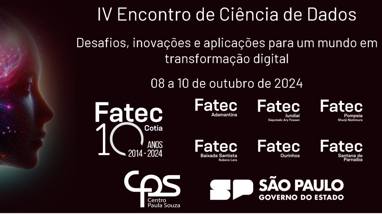 IV Encontro de Ciência de Dados - 08/10 - Seção 2