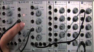 Video thumbnail for Doepfer A110 VCO /A145 LFO-Pulse Width Modulation by Raul's World of Synths