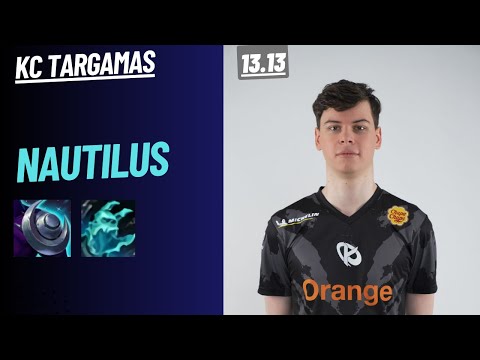 KC TARGAMAS: NAUTILUS VS RAKAN (SUPP) - EUW CHALLENGER 1,165 LP - PATCH 13.13