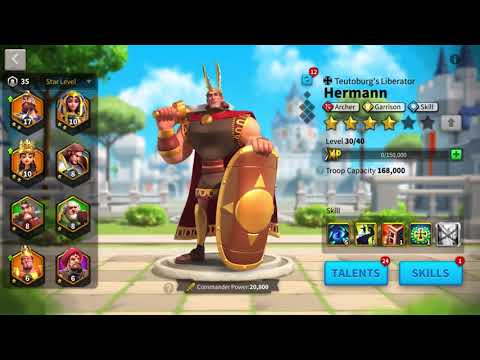 Expertising Herman!! New Meta - Rise of Kingdoms