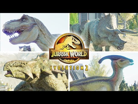 ALL 84 DINOSAURS - Jurassic World Evolution 2 | Eftsei Gaming
