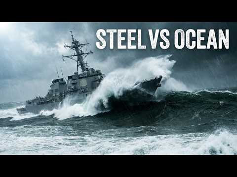 Destroyer vs North Sea – When Steel Meets 80ft Waves