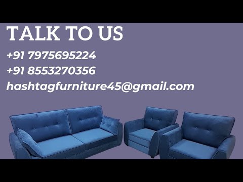 making of contemporary sofa set from Hashtag Furniture