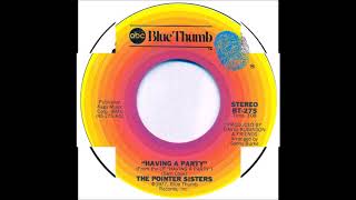Pointer Sisters - Having a Party (from vinyl 45) (1977)