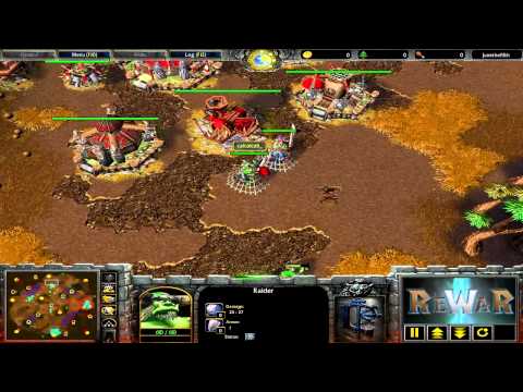 Lyn(ORC) & ReprisaL(HU) vs caicaicai2(NE) & caicaicai1_(ORC) - Game 3 - WarCraft 3 gameplay - RN339