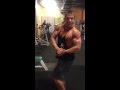 Bodybuilder Samp - Diet - 18 Days out! Training chest