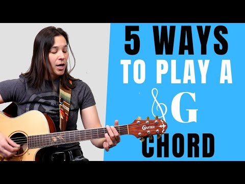 5 Ways To Play A G Chord On Guitar - Easiest to Hardest