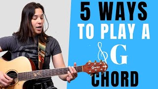 5 Ways To Play A G Chord On Guitar - Easiest to Hardest