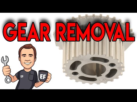SUBARU Crankshaft Timing Sprocket Gear Removal!