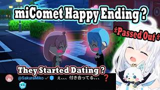 Fubuki Went Crazy When Miko Confess Her Love to Suisei in Tomodachi life