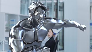 高橋一生、ムキムキメタリックになって高速ダンス！　AGC新CMが公開