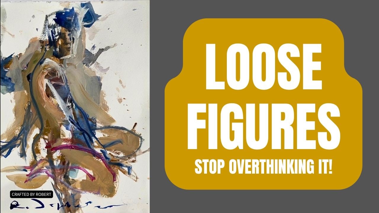 Loose Figure Painting Demo (Stop Overthinking Your Art)