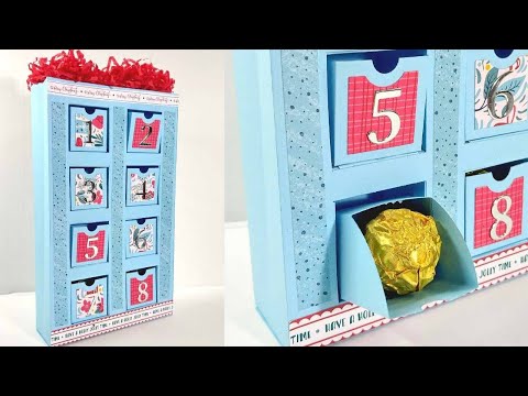 Advent Calendar with Swing Drawers Tutorial | Simply Made Crafts