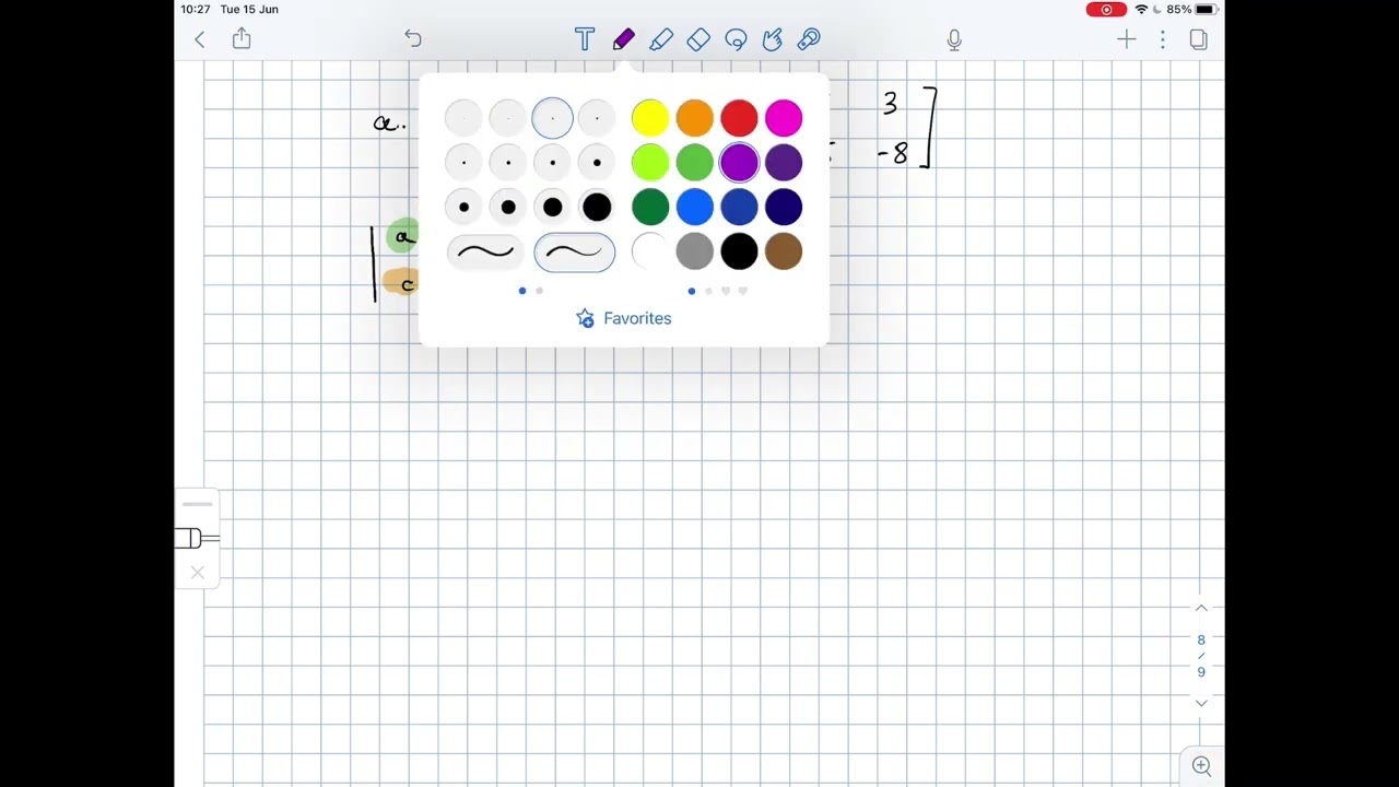 Evaluate the determinant of each of the following matrices:a. \begin{bmatrix}10 ... | Plainmath