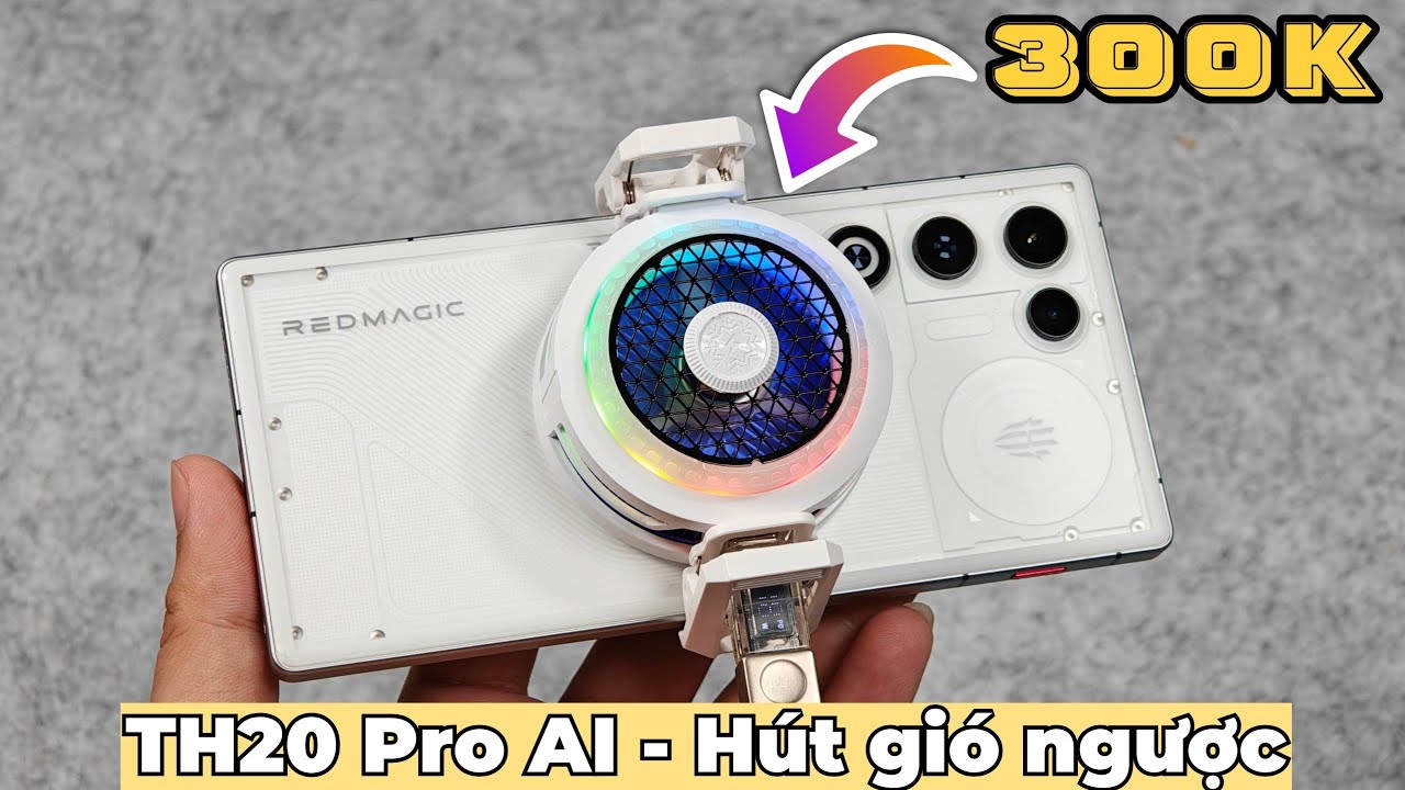 Sò lạnh TH20 Pro AI - đánh giá thực tế hút gió ngược không phả nóng vào tay