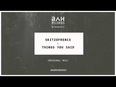Skitzofrenix - Things You Said (Original Mix)