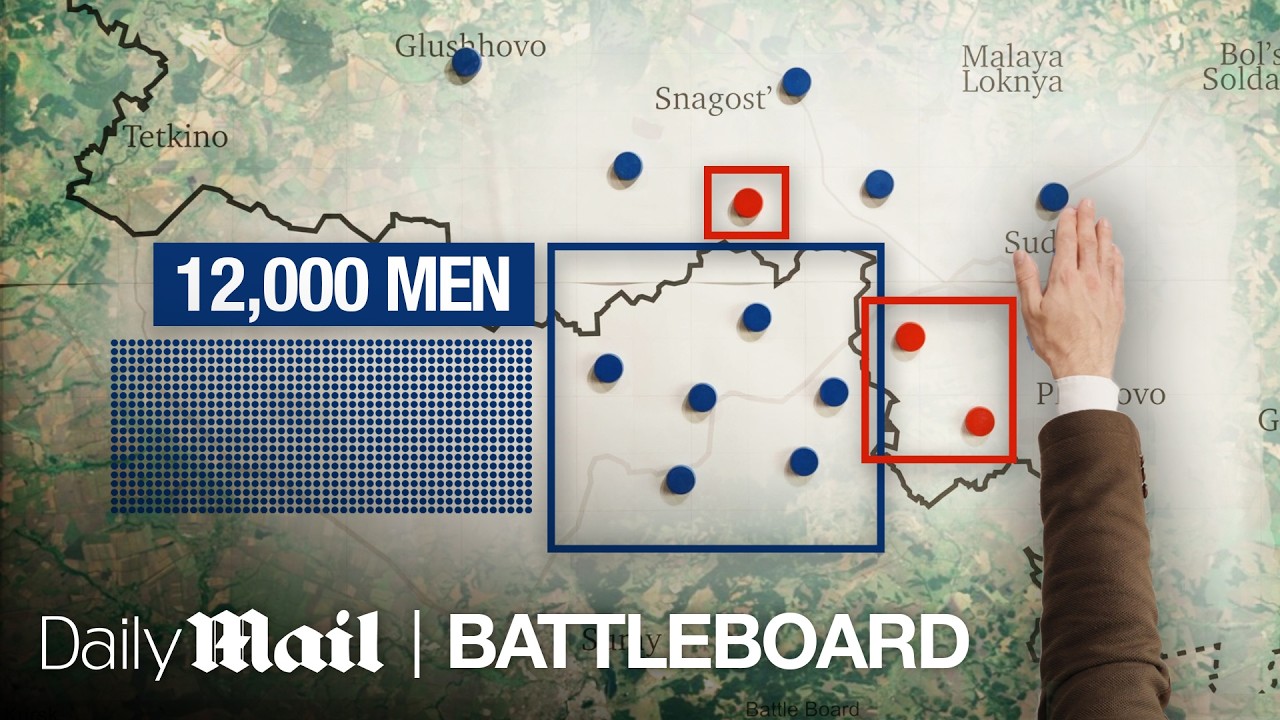 How Ukraine Shocked Russia with Kursk Invasion | Battle Board | Daily Mail