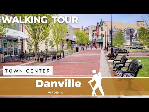 Danville Virginia - Town Center - Silent Walking Tour