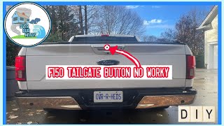 Ford F150 Tailgate button Quick fix | Tailgate not working 2018 F-150