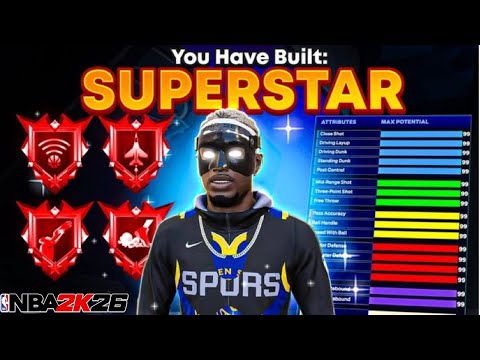 НОВЫЙ ЛУЧШИЙ УНИВЕРСАЛЬНЫЙ БОЕВОЙ БИЛДИНГ ГАРДЕРА ПРЕКРАСЕН В NBA 2K26! ЛУЧШИЙ БИЛДИНГ 2K26
