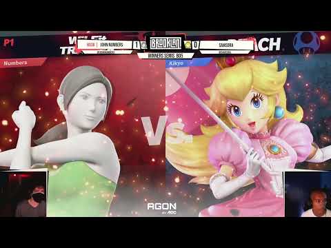BrookLAN Brawls 45 - Ho3k | John Numbers (Wii Fit) v. Samsora (Peach) - Winners Semis