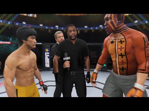 UFC4 | Bruce Lee vs. Dengerous Cyborg (EA Sports UFC 4)